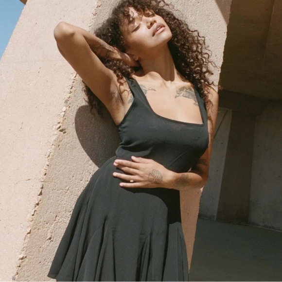 NWT Doen Portal Dress Black XXS - Picture 3 of 9